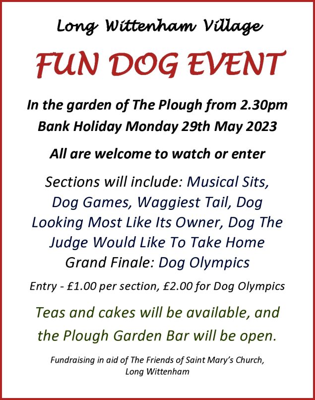 Fun Dog Event @ The Plough Inn